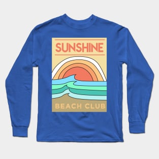 Sunshine Beach club sunshine wave Long Sleeve T-Shirt